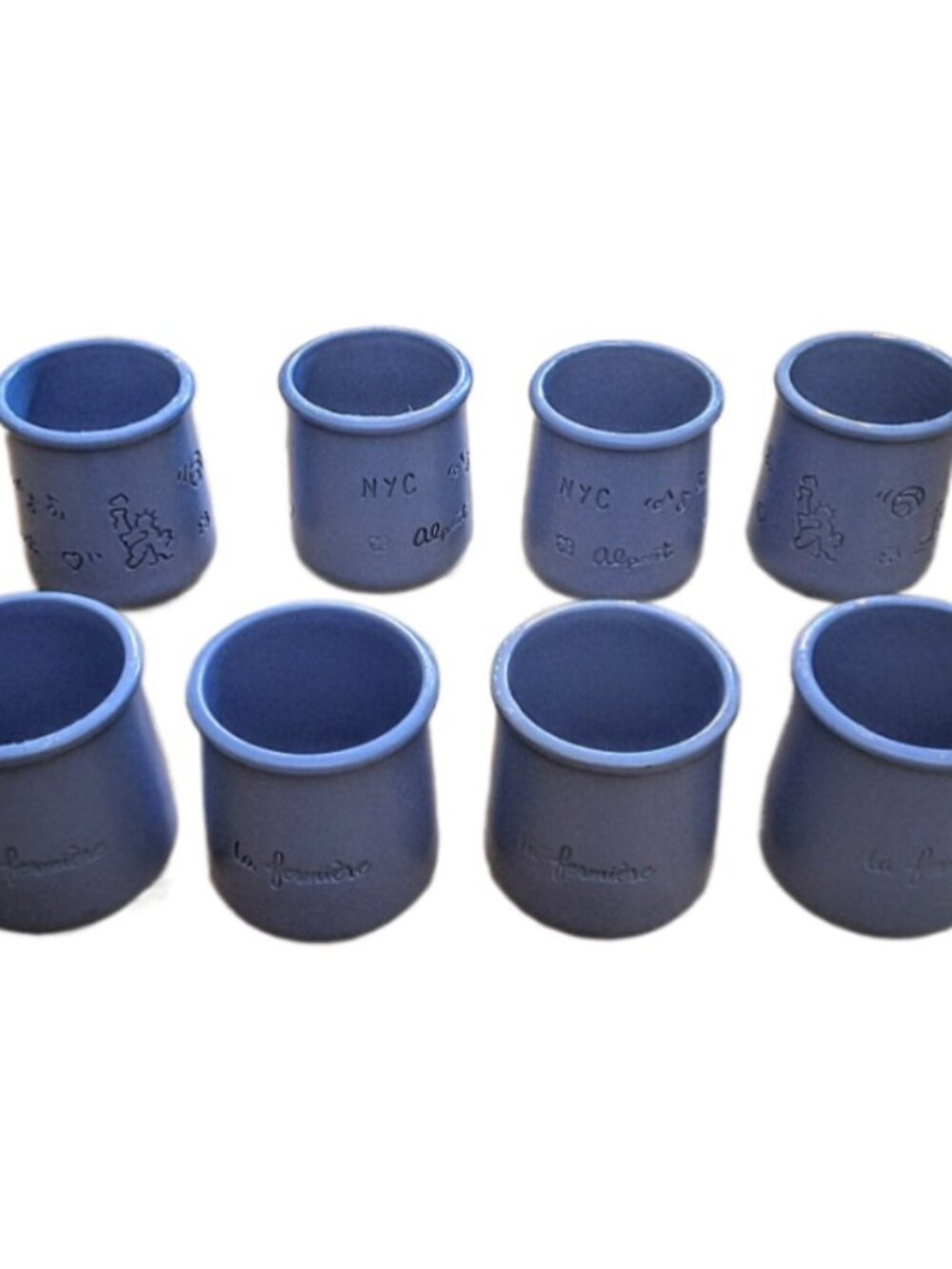 8 La Fermiere Terra Cotta Yogurt Pots 4 Albert Limited Edition San Francisco